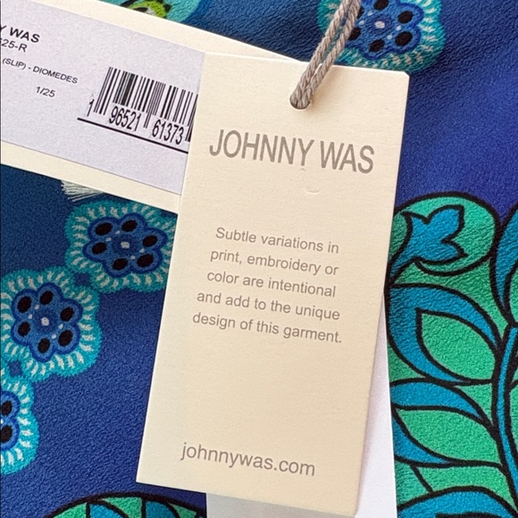 Johnny Was sz S Kahinu 100% silk patterned maxi dress - Picture 14 of 15